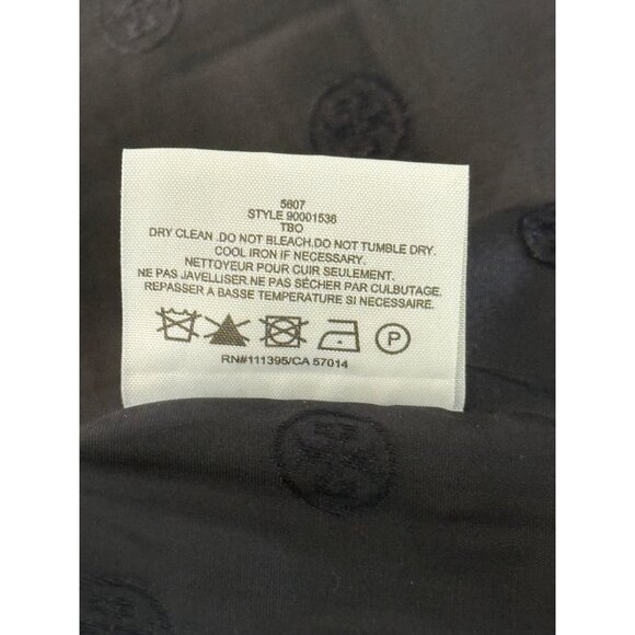 Tory Burch Womens Navy Blue Blazer Wool Blend Harriet Jacket Zip-Front Size 0 - Picture 9 of 9